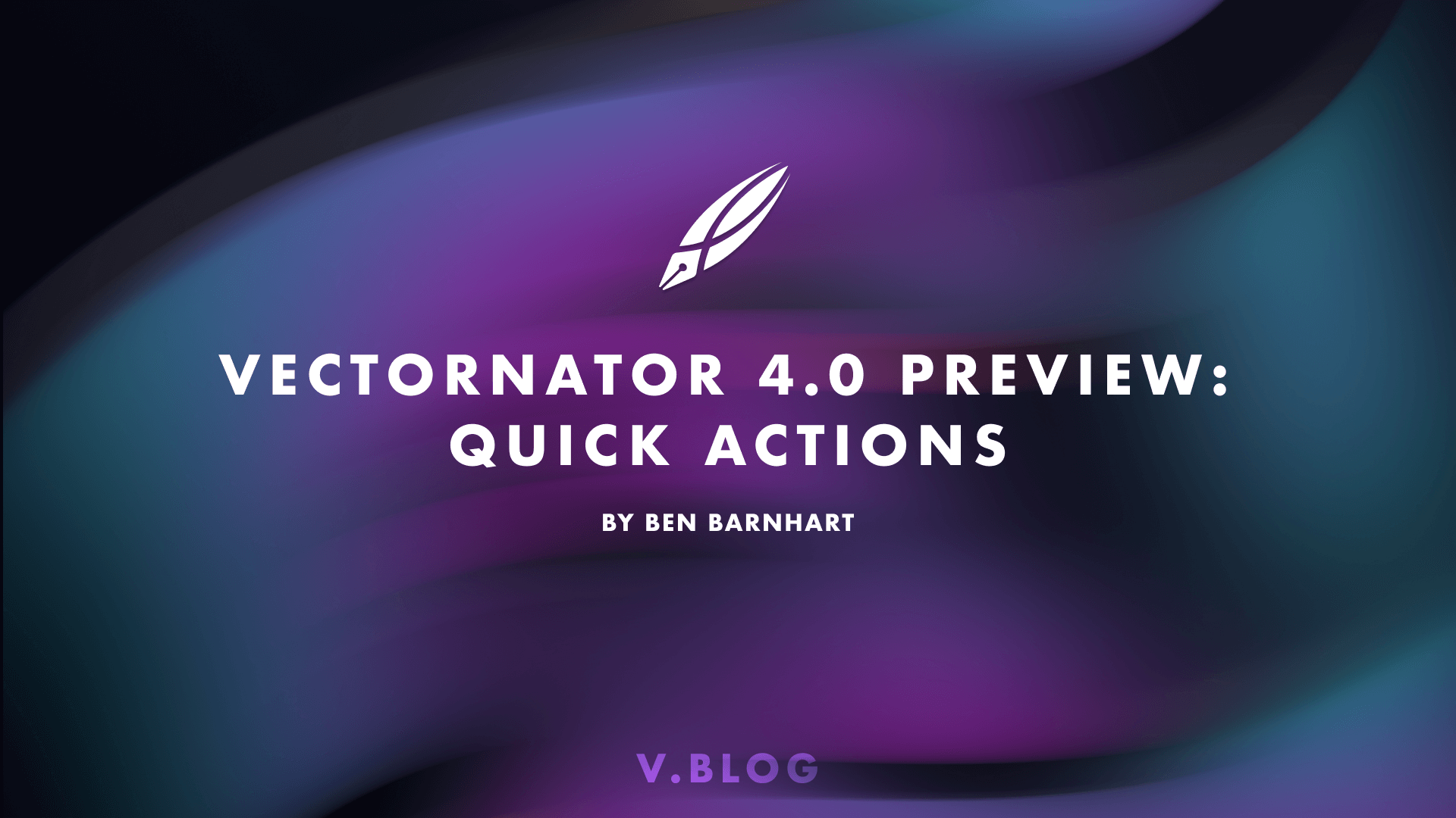Vectornator 4.0 Preview: Quick Actions