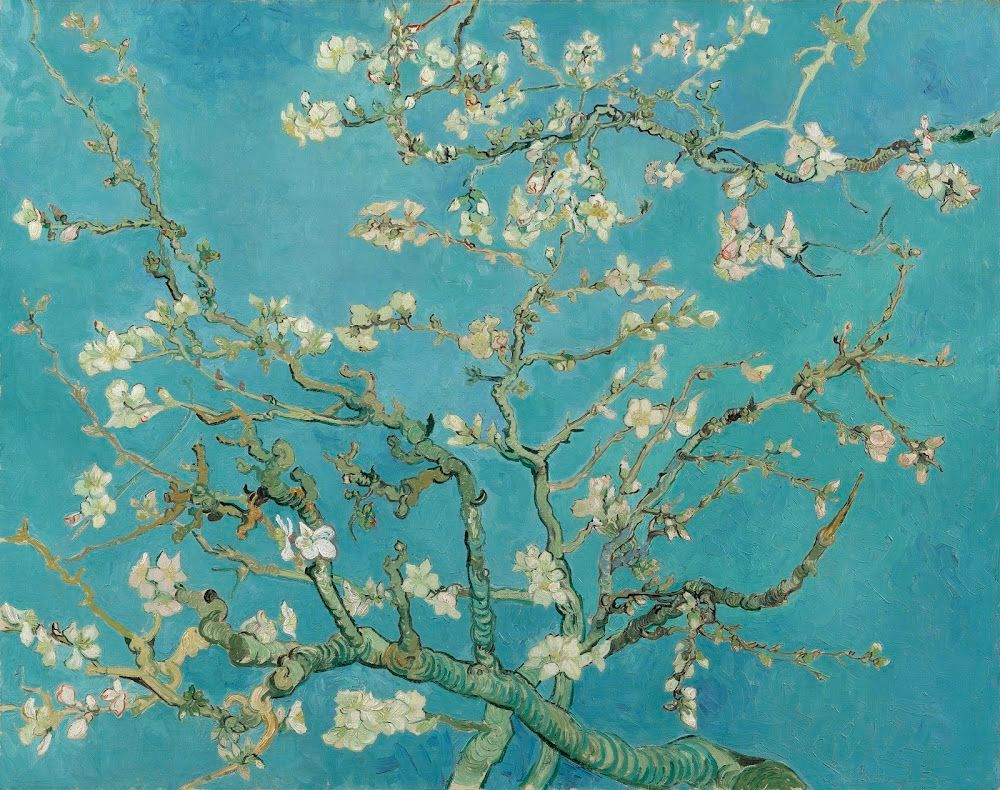 Almond Blossom by Vincent van Gogh, 1890 | Japanese Graphic Design