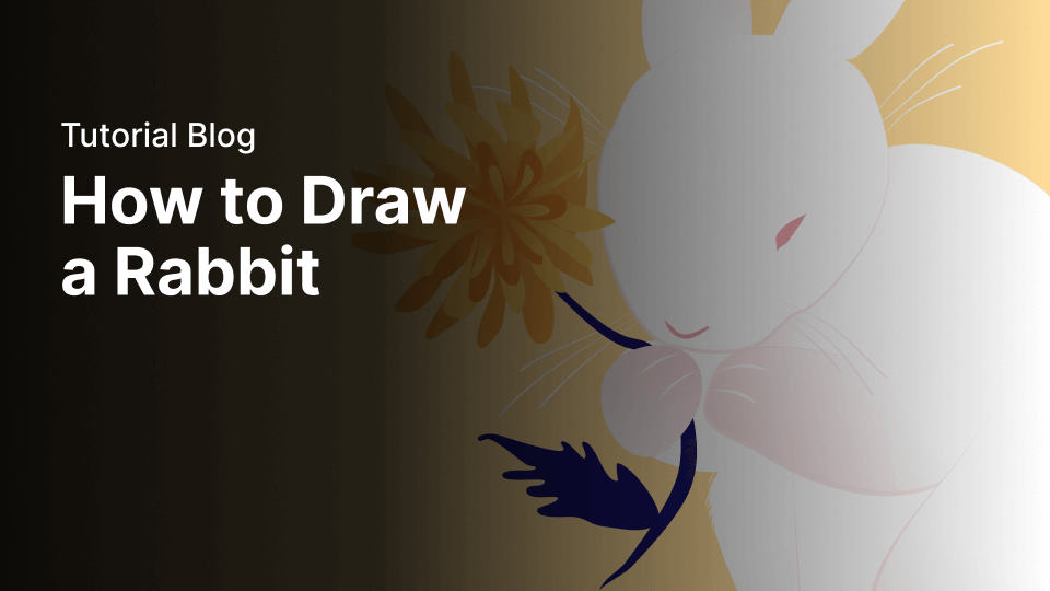 How to Draw a Rabbit tutorial with Vectornator