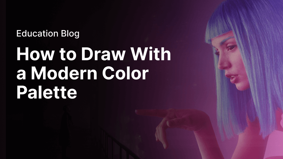 How to Draw with a Modern Color Palette with Vectornator