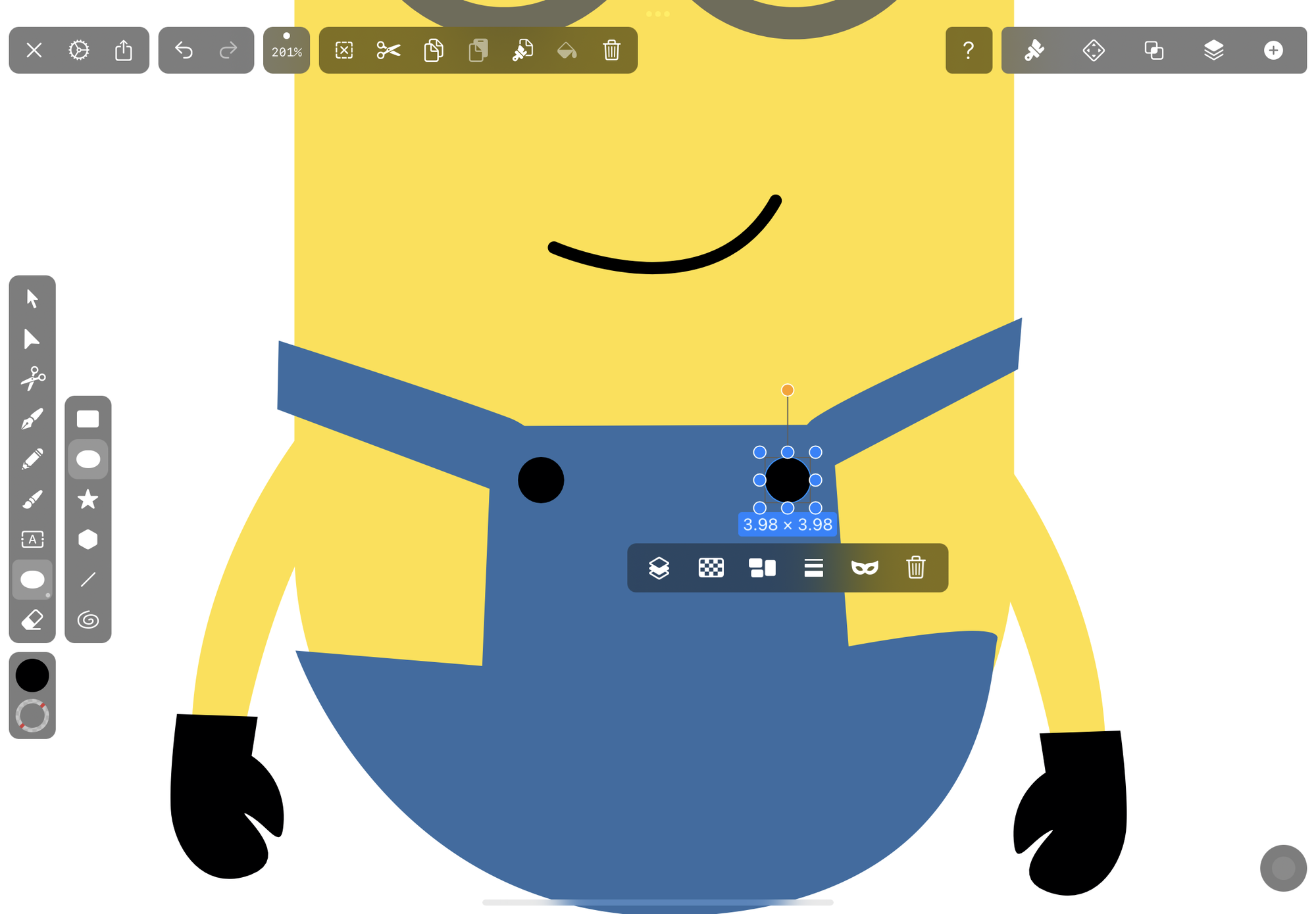 How to create a minion drawing