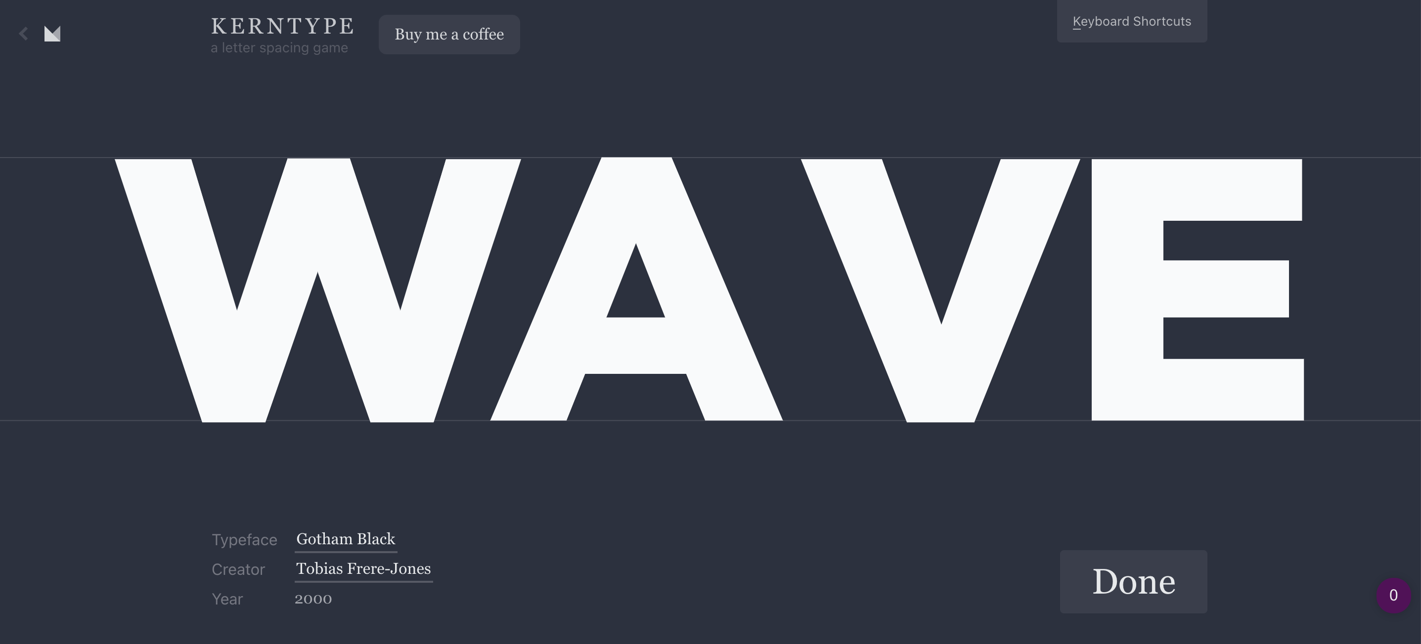 WAVE typeform