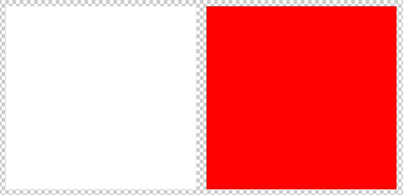 White and red rectangle
