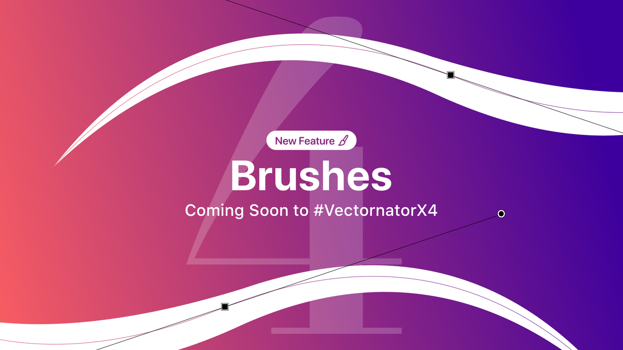 Customised brushes by Vectornator (now Linearity Curve) | Linearity